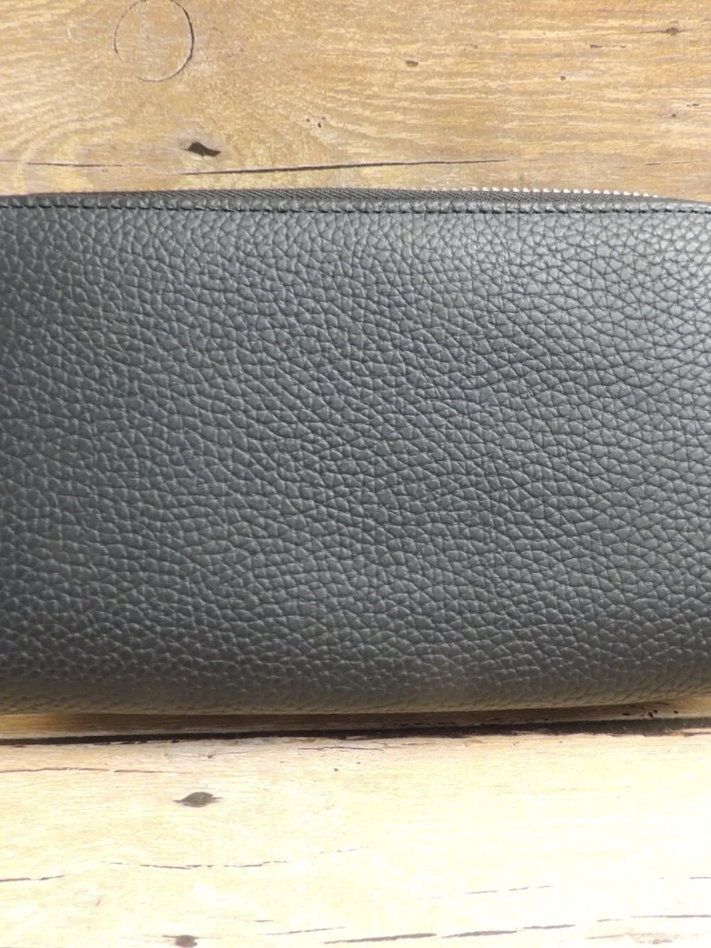 Carr Ken Black Faux Leather Wallet
